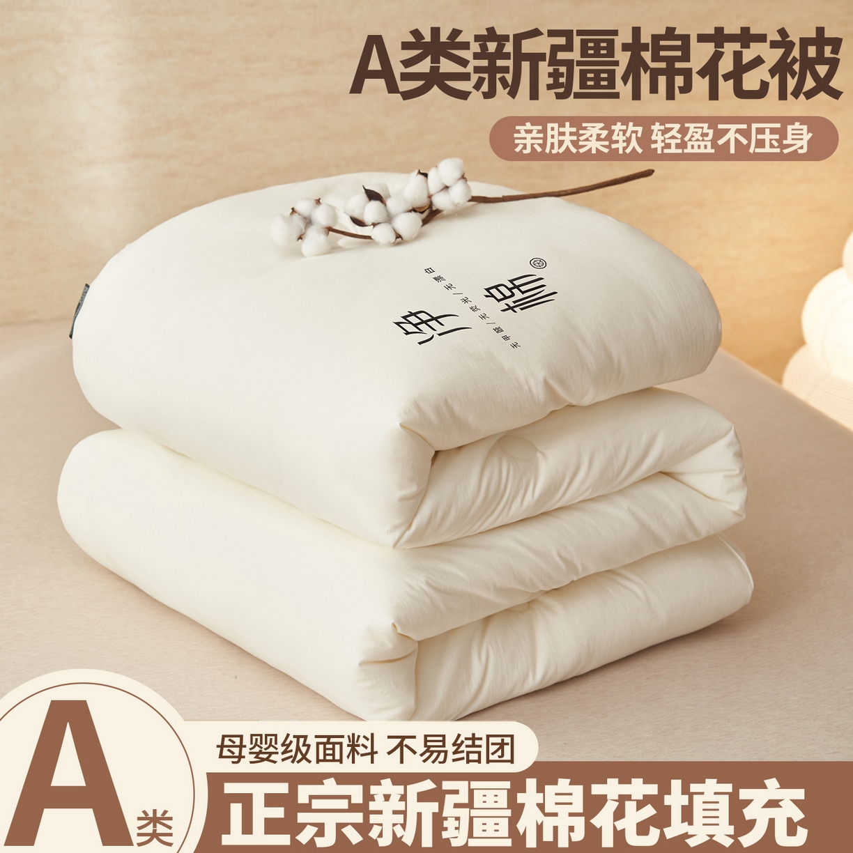 （总）子由家居 2025新款水洗棉净棉100%棉花被被子被芯