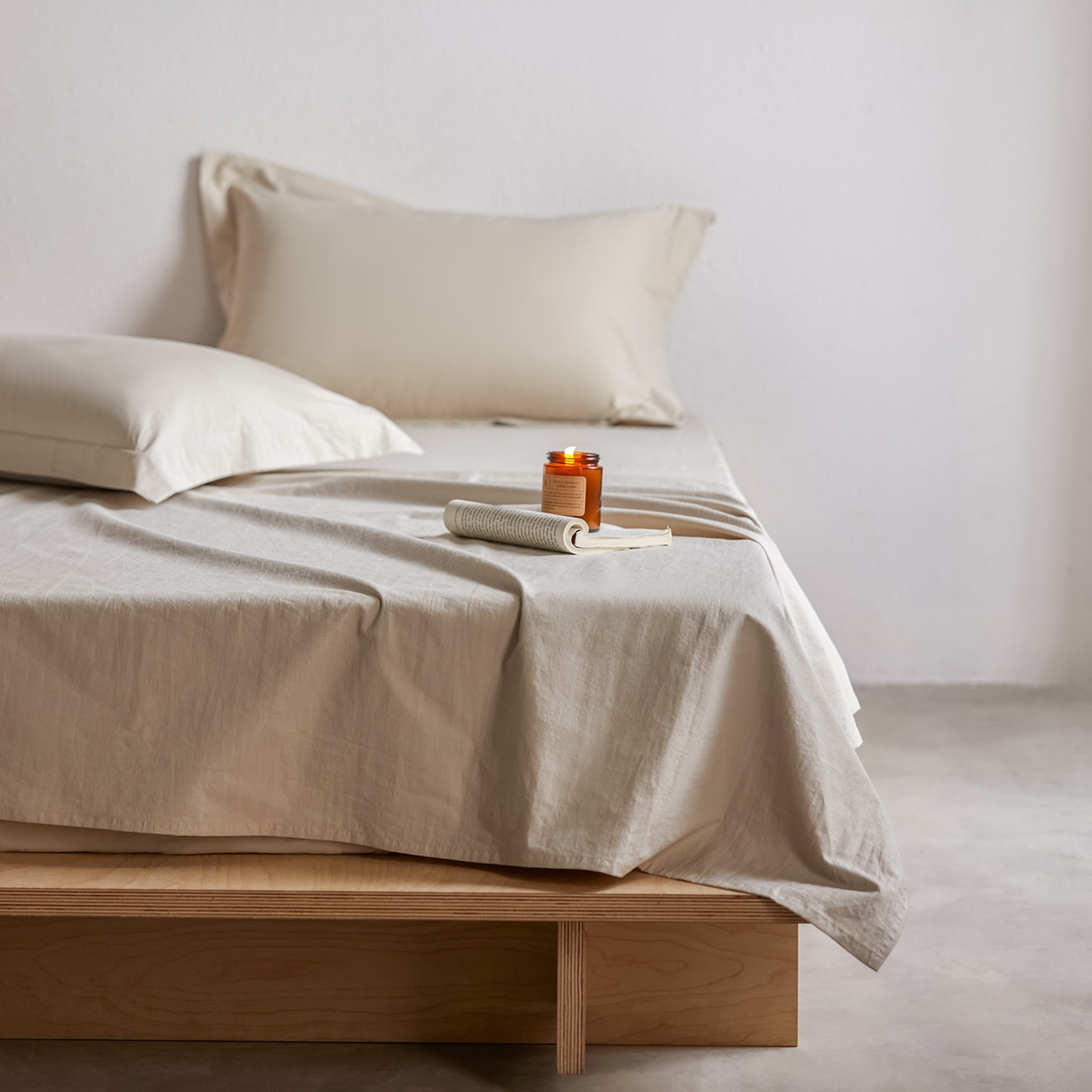 91家纺网 家纺一手货源 找家纺 轩和家居 2025新款70S砂洗长绒棉床单 芦暖