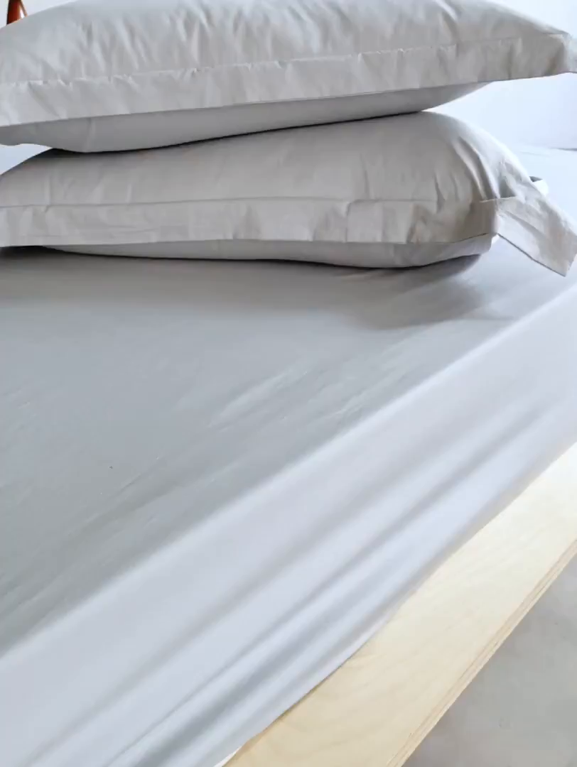 91家纺网 家纺一手货源 找家纺 轩和家居 2025新款70S砂洗长绒棉单床笠 松烟