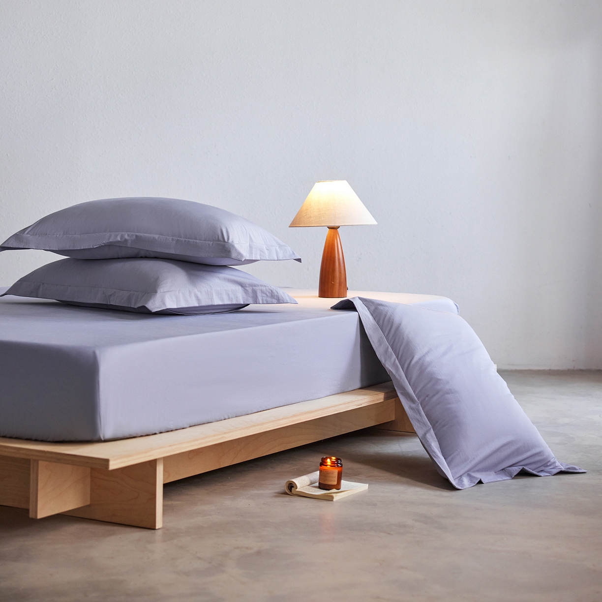 91家纺网 家纺一手货源 找家纺 轩和家居 2025新款70S砂洗长绒棉枕套 云水