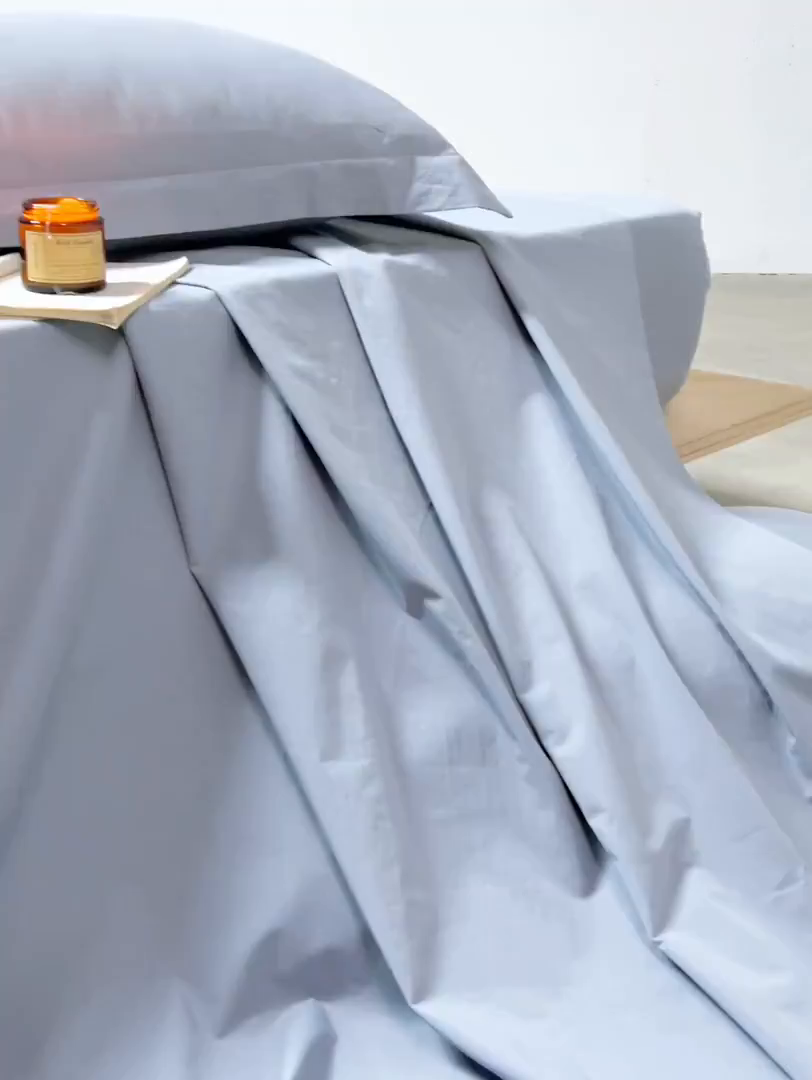 91家纺网 家纺一手货源 找家纺 轩和家居 2025新款70S砂洗长绒棉床单 松烟