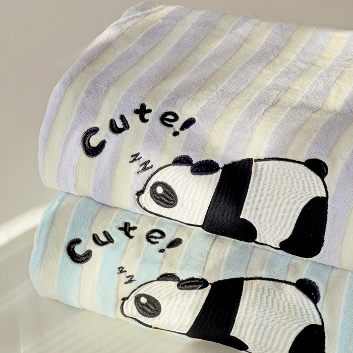 91家纺网 家纺一手货源 找家纺 繁花家居 2025新款经典条纹系列绣花牛奶绒单品床单床笠床单床笠单件 组合图仅做展示不可下单