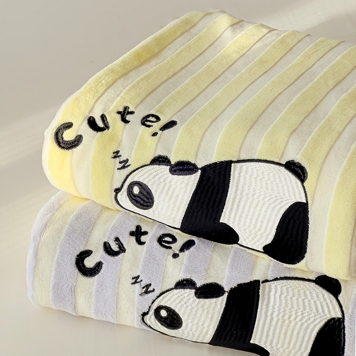 91家纺网 家纺一手货源 找家纺 繁花家居 2025新款经典条纹系列绣花牛奶绒单品床单床笠床单床笠单件 组合图仅做展示不可下单