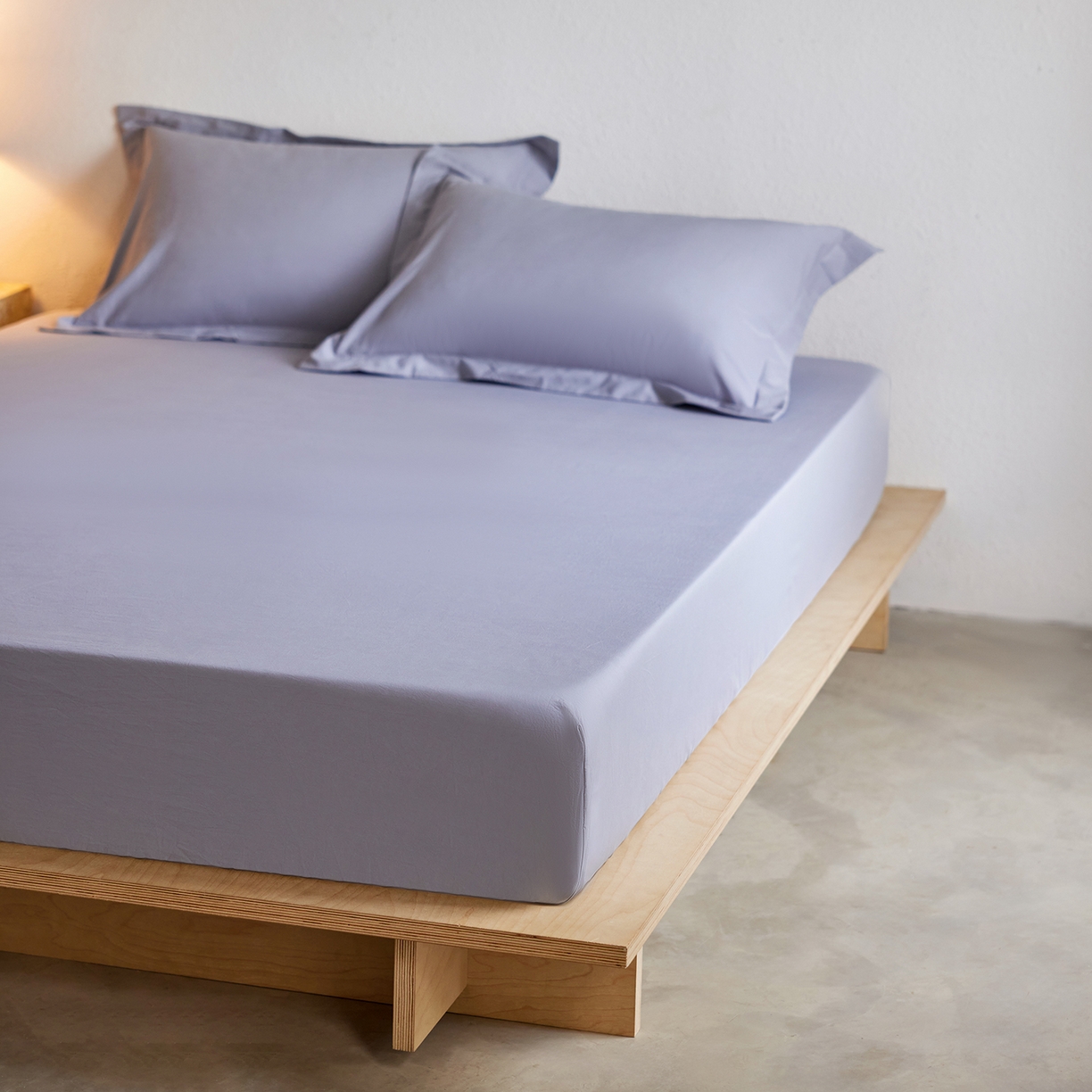 91家纺网 家纺一手货源 找家纺 轩和家居 2025新款70S砂洗长绒棉单床笠 云水