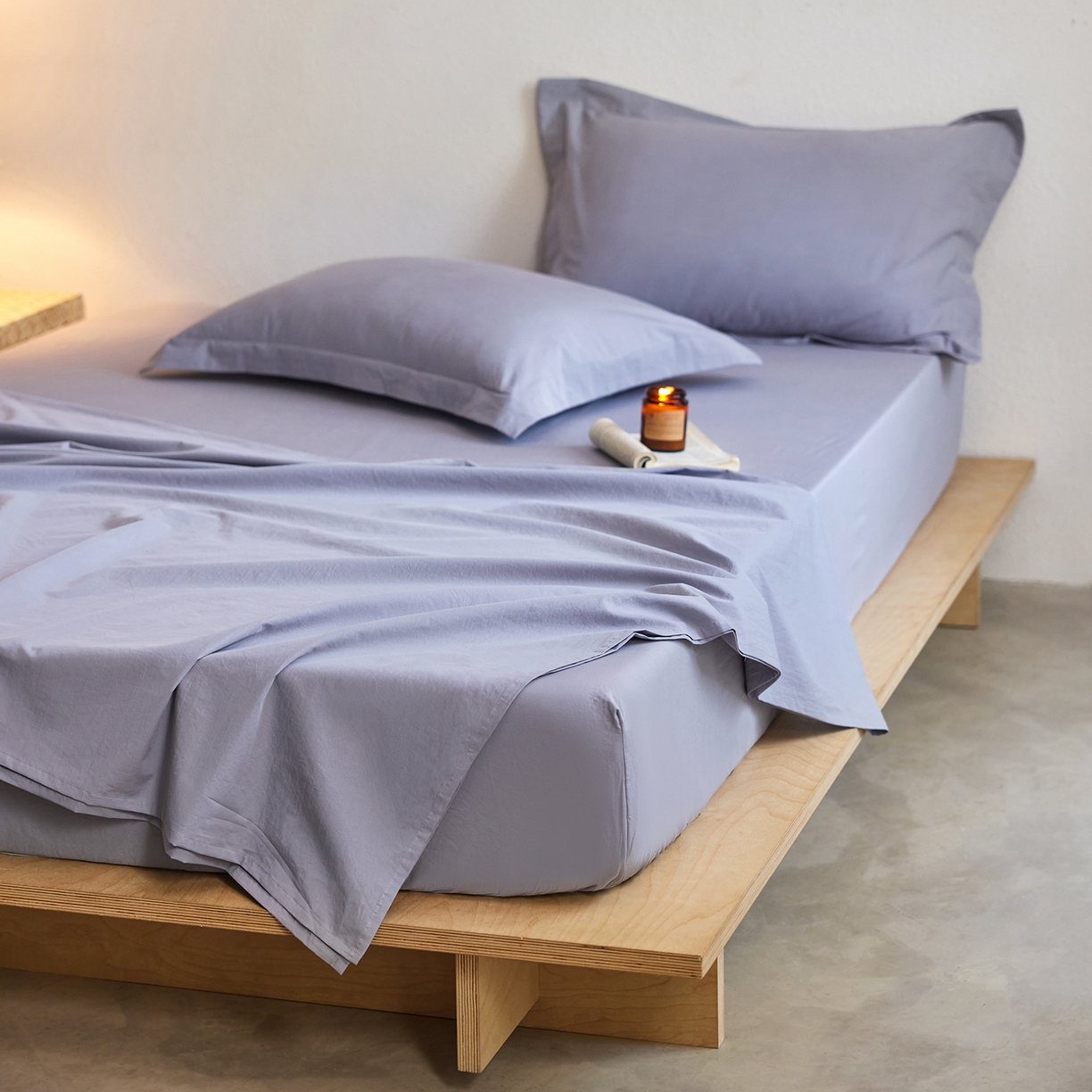 91家纺网 家纺一手货源 找家纺 轩和家居 2025新款70S砂洗长绒棉床单 云水