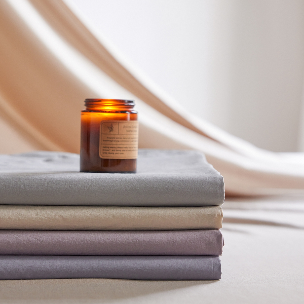 91家纺网 家纺一手货源 找家纺 轩和家居 2025新款70S砂洗长绒棉床单 床单组合