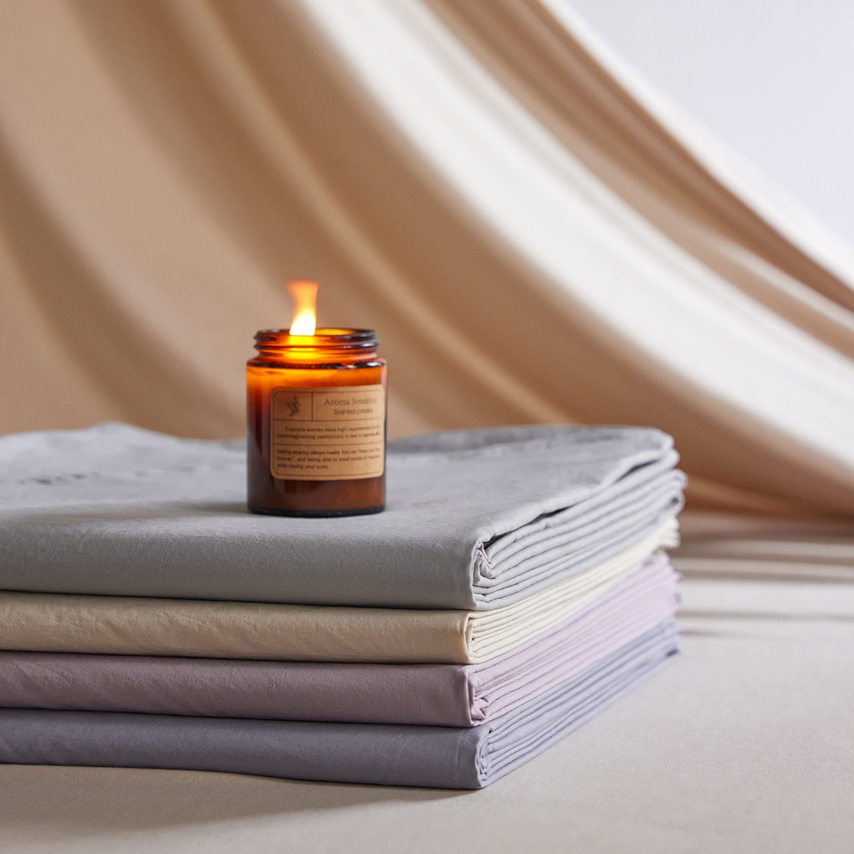 91家纺网 家纺一手货源 找家纺 轩和家居 2025新款70S砂洗长绒棉床单 床单组合