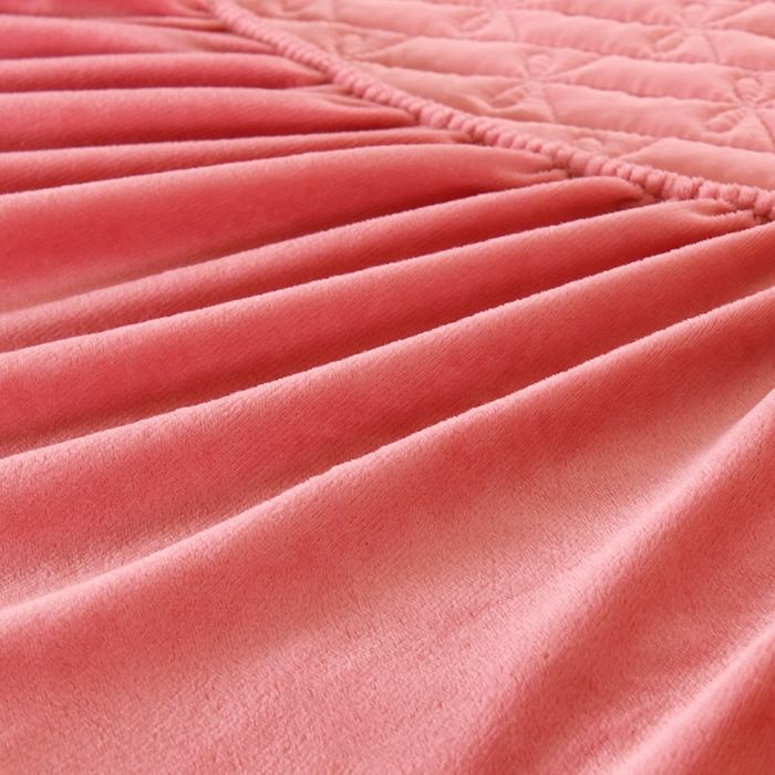 91家纺网 家纺一手货源 找家纺 （总）栩裕纺织 2025新款亲肤绒夹棉保暖床笠