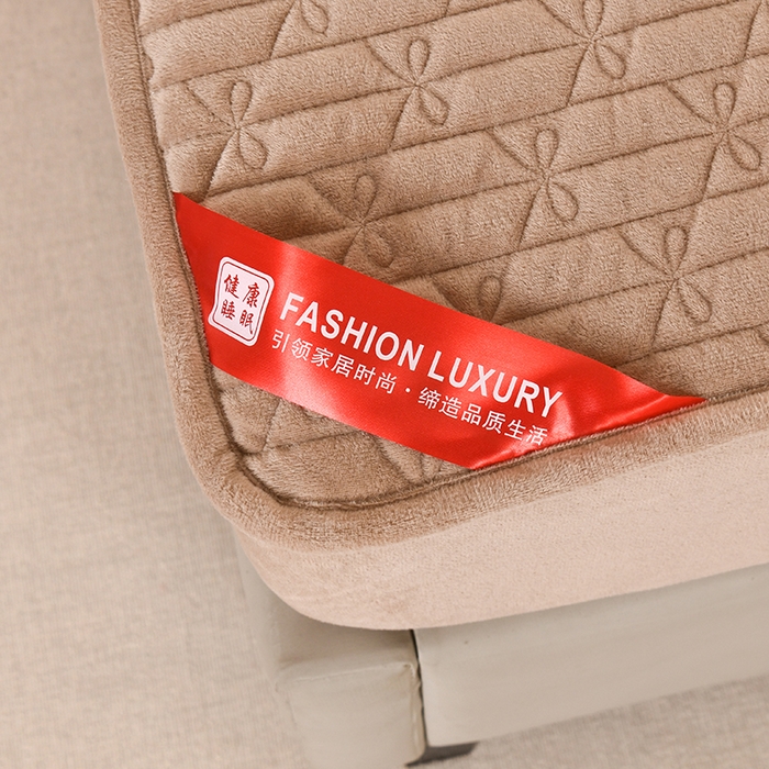 91家纺网 家纺一手货源 找家纺 栩裕纺织 2025新款亲肤绒夹棉保暖床笠 浅咖