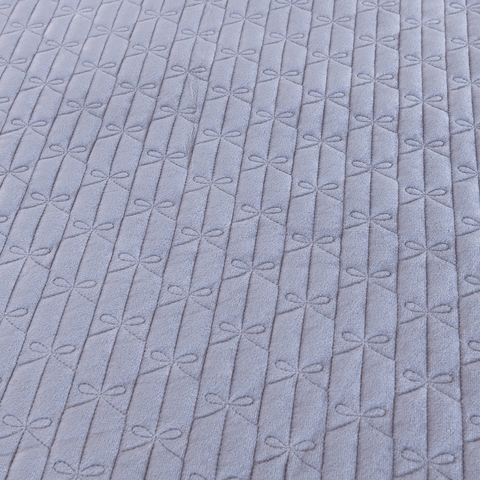 91家纺网 家纺一手货源 找家纺 栩裕纺织 2025新款亲肤绒夹棉保暖床笠 浅蓝