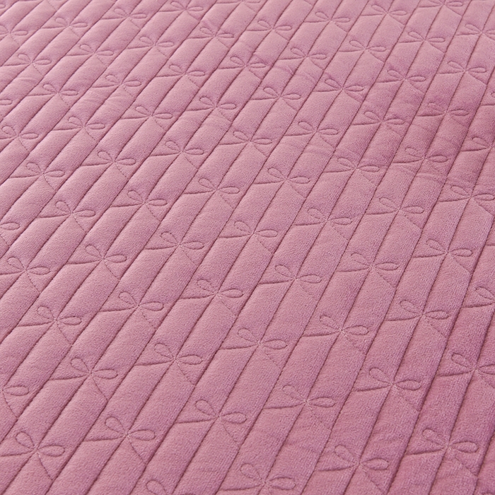 91家纺网 家纺一手货源 找家纺 栩裕纺织 2025新款亲肤绒夹棉保暖床笠 香芋紫