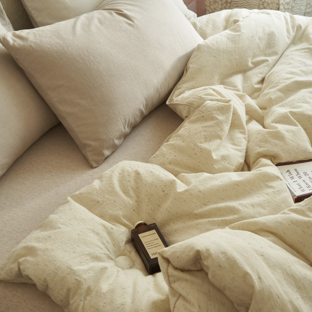 91家纺网 家纺一手货源 找家纺 （总）子由家居 2025新款水洗色织纱原色100%棉花被被子被芯