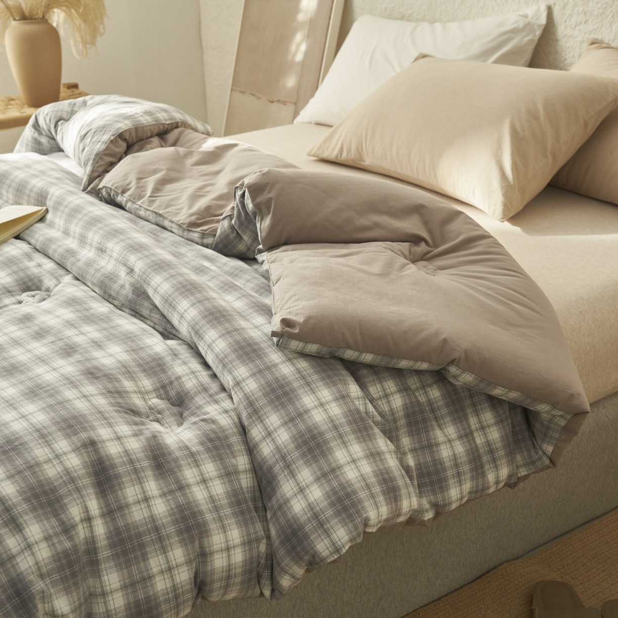 91家纺网 家纺一手货源 找家纺 （总）子由家居 2025新款无印风100%新疆棉花被被子被芯