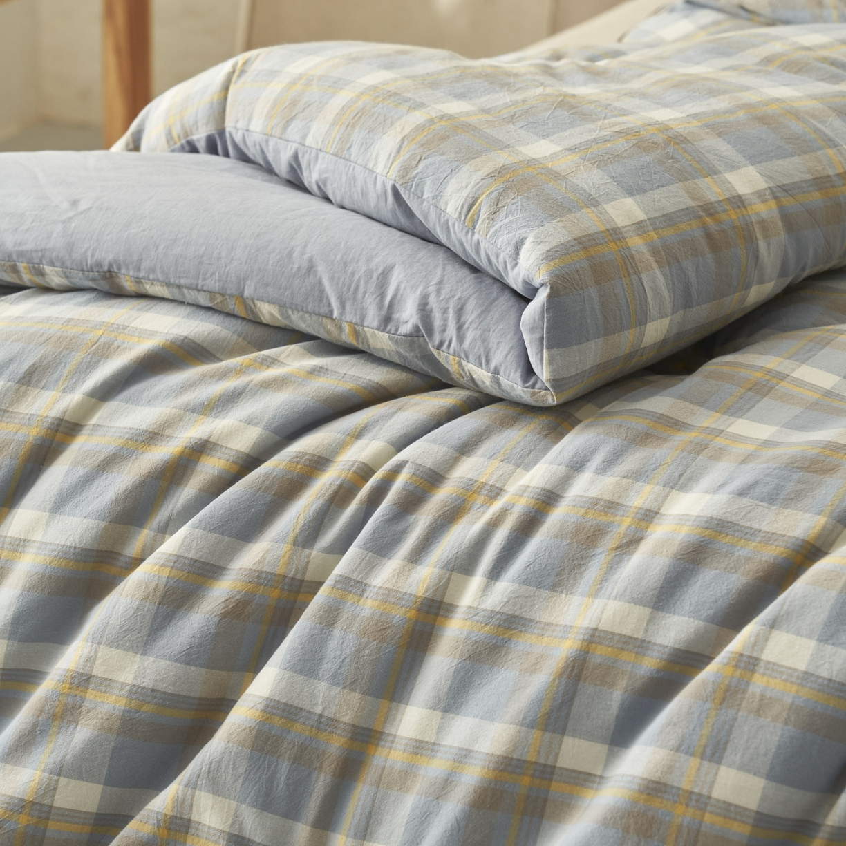 91家纺网 家纺一手货源 找家纺 子由家居 2025新款无印风100%新疆棉花被被子被芯 无印风-莫妮卡