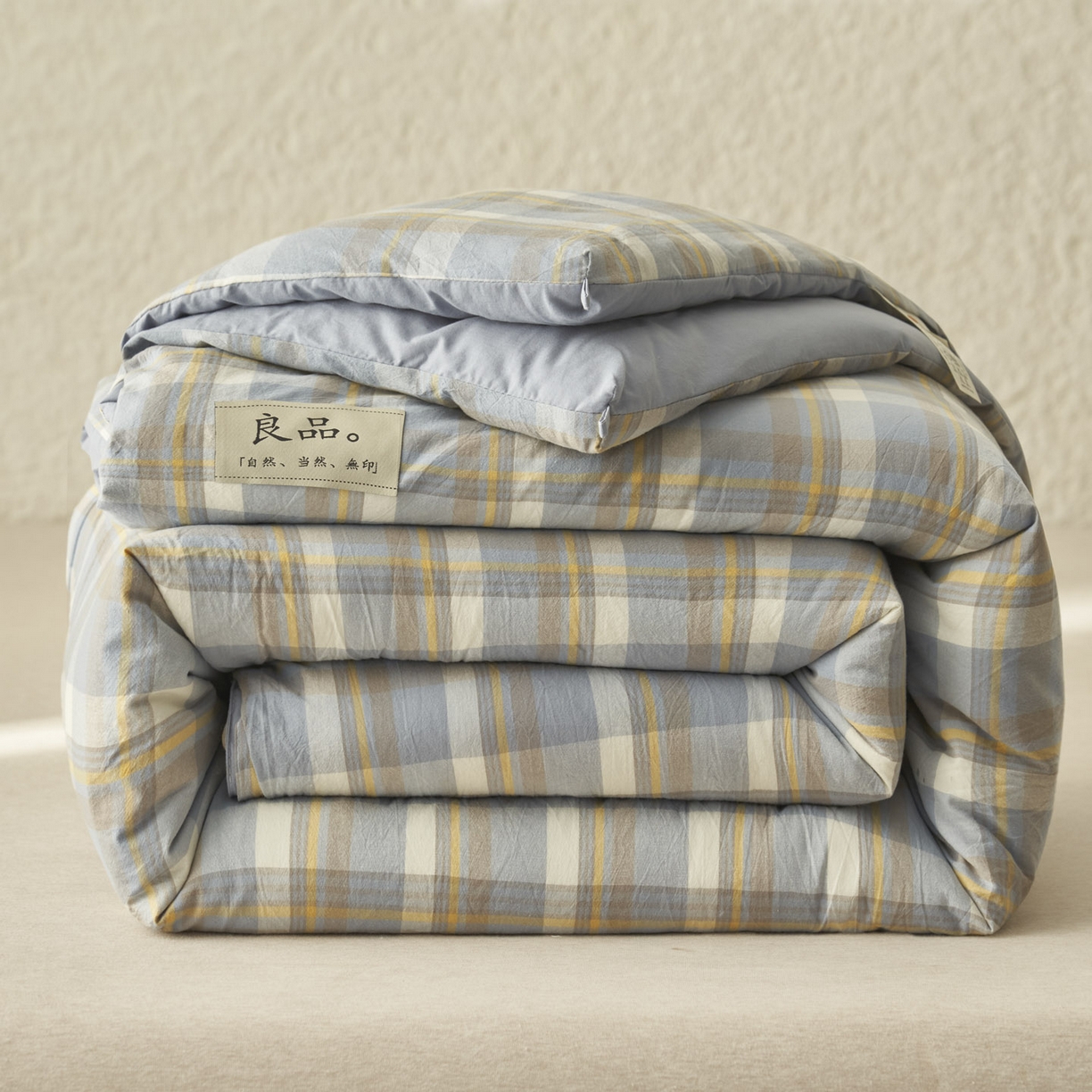 子由家居 2025新款无印风100%新疆棉花被被子被芯 无印风-莫妮卡