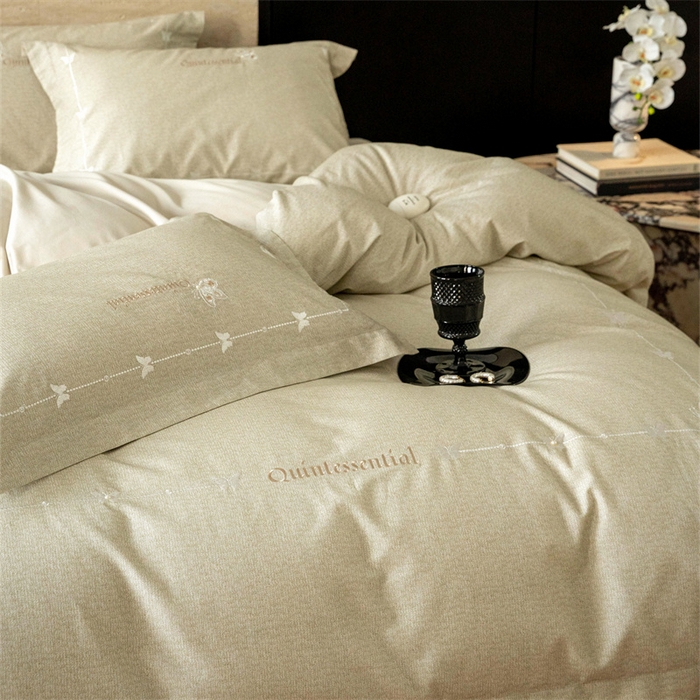 91家纺网 家纺一手货源 找家纺 红番天家居馆 （控价）2025新款全棉云柔棉磨毛+磨毛肌理纹+工艺款四件套-岚蝶（每款供货价的基础上一切活动券后+100） 岚蝶 山岚