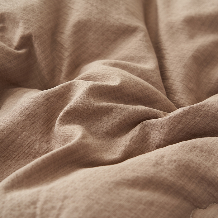 91家纺网 家纺一手货源 找家纺 子由家居 2025新款木棉立体100%棉花被被子被芯 木棉棉花-卡其