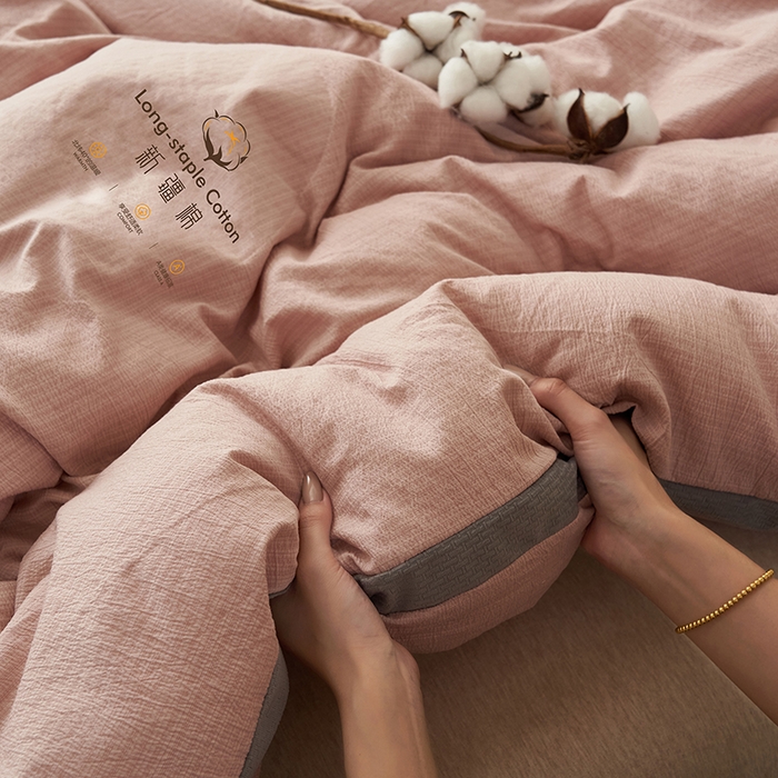 91家纺网 家纺一手货源 找家纺 子由家居 2025新款木棉立体100%棉花被被子被芯 木棉棉花-纱粉