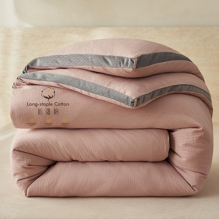 子由家居 2025新款木棉立体100%棉花被被子被芯 木棉棉花-纱粉