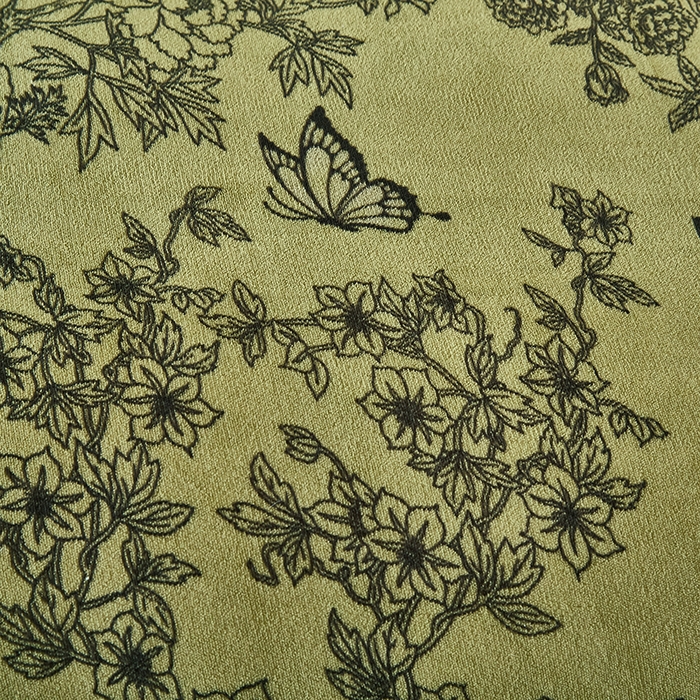 91家纺网 家纺一手货源 找家纺 栩裕 2025新款7斤重牛奶金貂绒印花牛奶绒四件套 花意浓