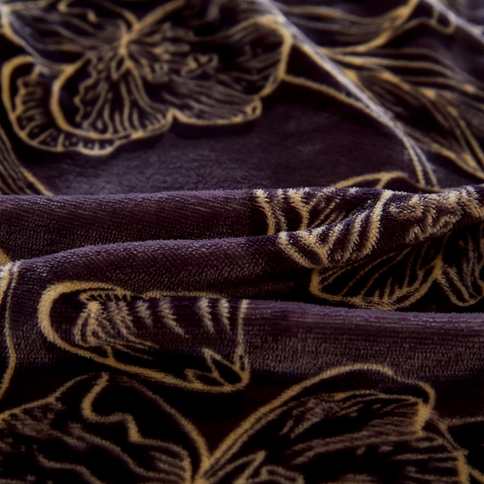 91家纺网 家纺一手货源 找家纺 栩裕 2025新款7斤重牛奶金貂绒印花牛奶绒四件套 林间晨曲