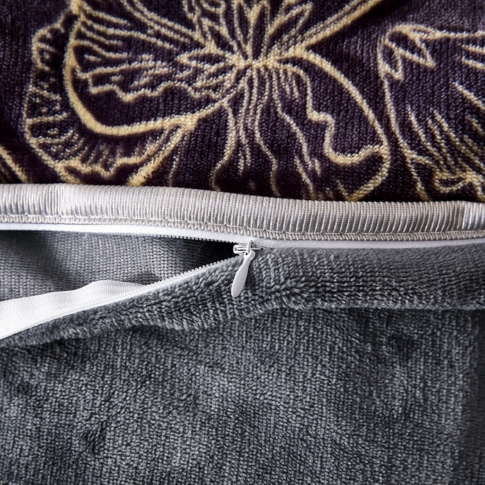 91家纺网 家纺一手货源 找家纺 栩裕 2025新款7斤重牛奶金貂绒印花牛奶绒四件套 林间晨曲