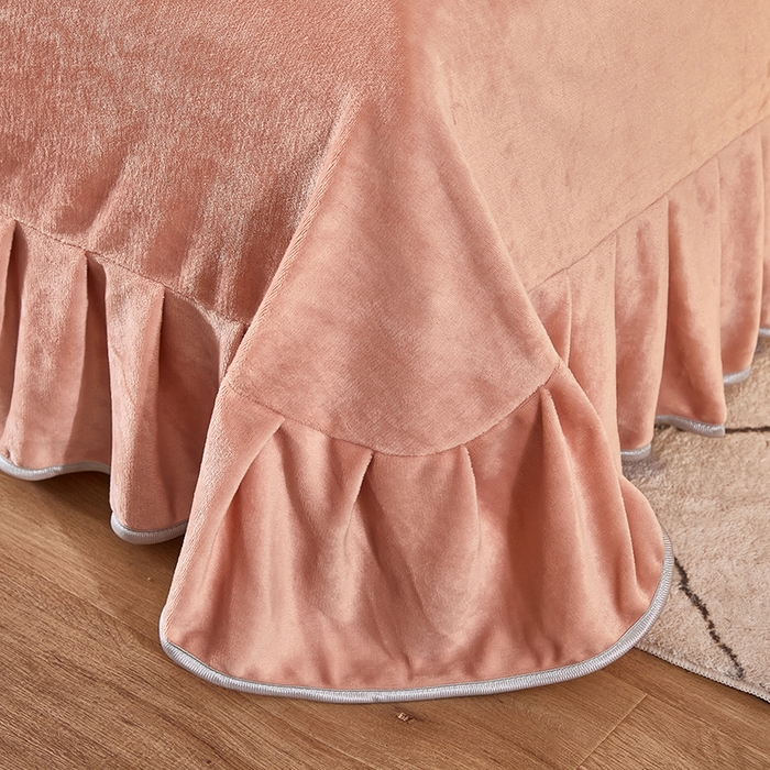 91家纺网 家纺一手货源 找家纺 栩裕 2025新款7斤重牛奶金貂绒印花牛奶绒四件套 水墨江南