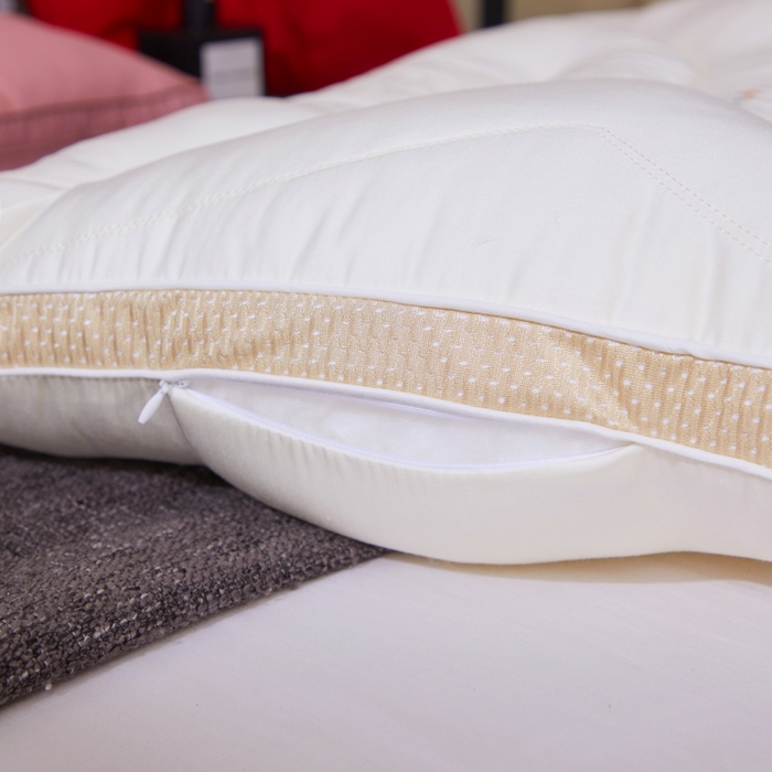 91家纺网 家纺一手货源 找家纺 万聚凯枕芯 2025新款大豆枕头枕芯 白色