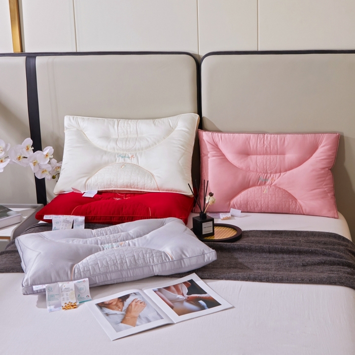 91家纺网 家纺一手货源 找家纺 万聚凯枕芯 2025新款大豆枕头枕芯 组合图