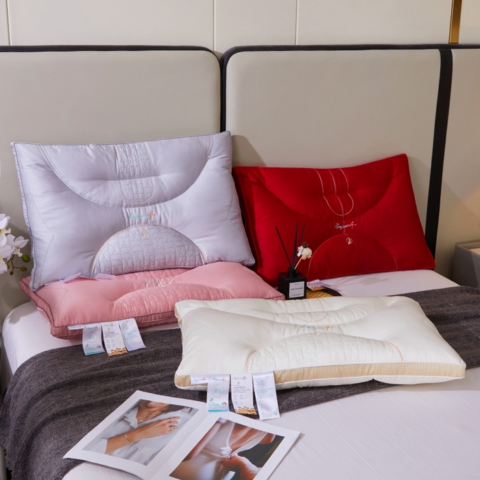 91家纺网 家纺一手货源 找家纺 万聚凯枕芯 2025新款大豆枕头枕芯 组合图