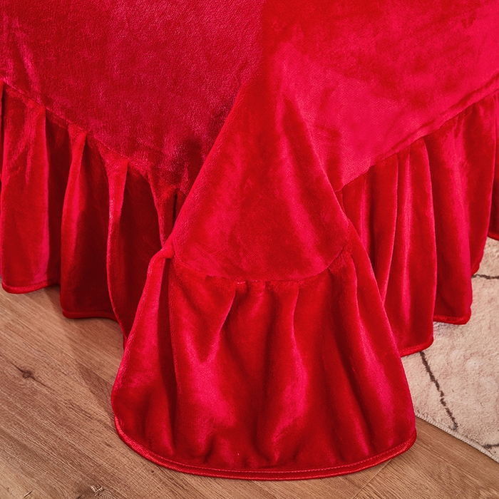 91家纺网 家纺一手货源 找家纺 栩裕 2025新款7斤重牛奶金貂绒印花牛奶绒四件套 小美满