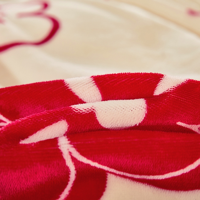 91家纺网 家纺一手货源 找家纺 栩裕 2025新款7斤重牛奶金貂绒印花牛奶绒四件套 小美满