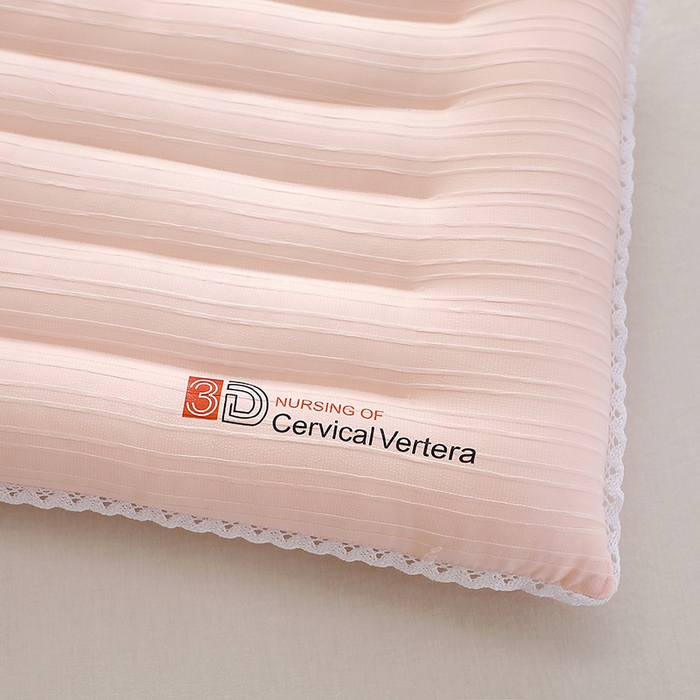 91家纺网 家纺一手货源 找家纺 万聚凯枕芯 20255新款3D毛毛虫花边枕枕头枕芯 粉色