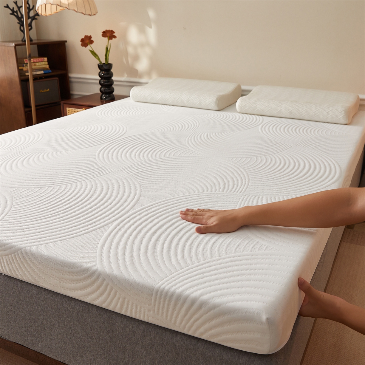 91家纺网 家纺一手货源 找家纺 （总）芊梵床垫 2025新款记忆棉复合海绵床垫