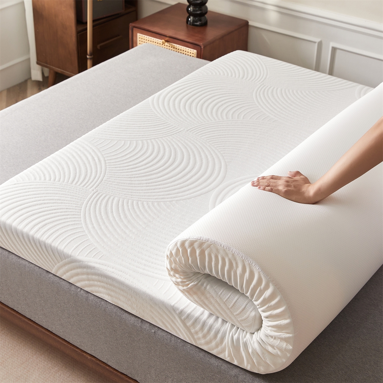 91家纺网 家纺一手货源 找家纺 （总）芊梵床垫 2025新款记忆棉复合海绵床垫