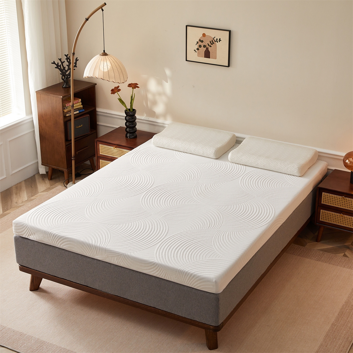 91家纺网 家纺一手货源 找家纺 （总）芊梵床垫 2025新款记忆棉复合海绵床垫