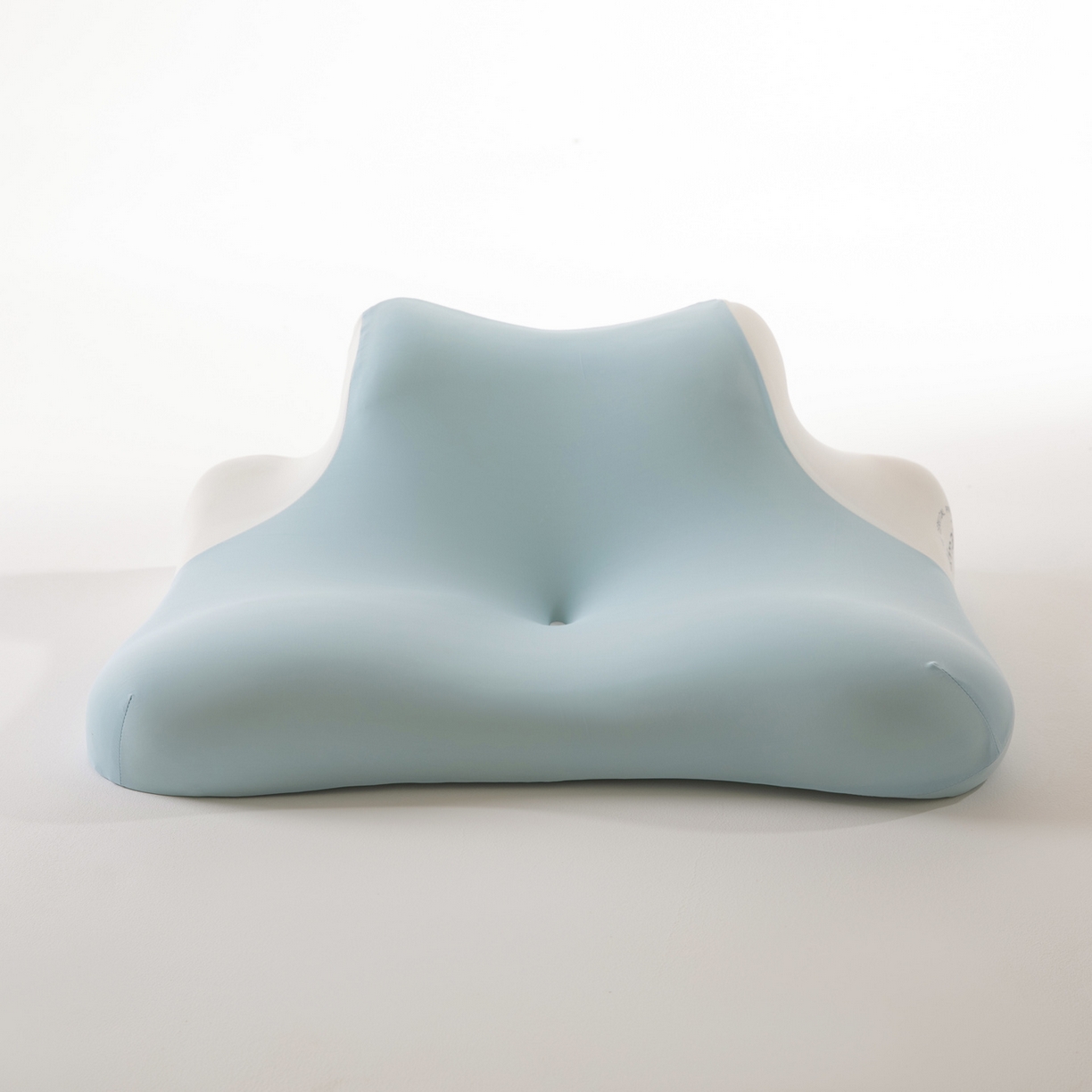 91家纺网 家纺一手货源 找家纺 亚龙工厂店 2025新款多功能慢回弹趴睡枕记忆棉枕头 冰晶蓝