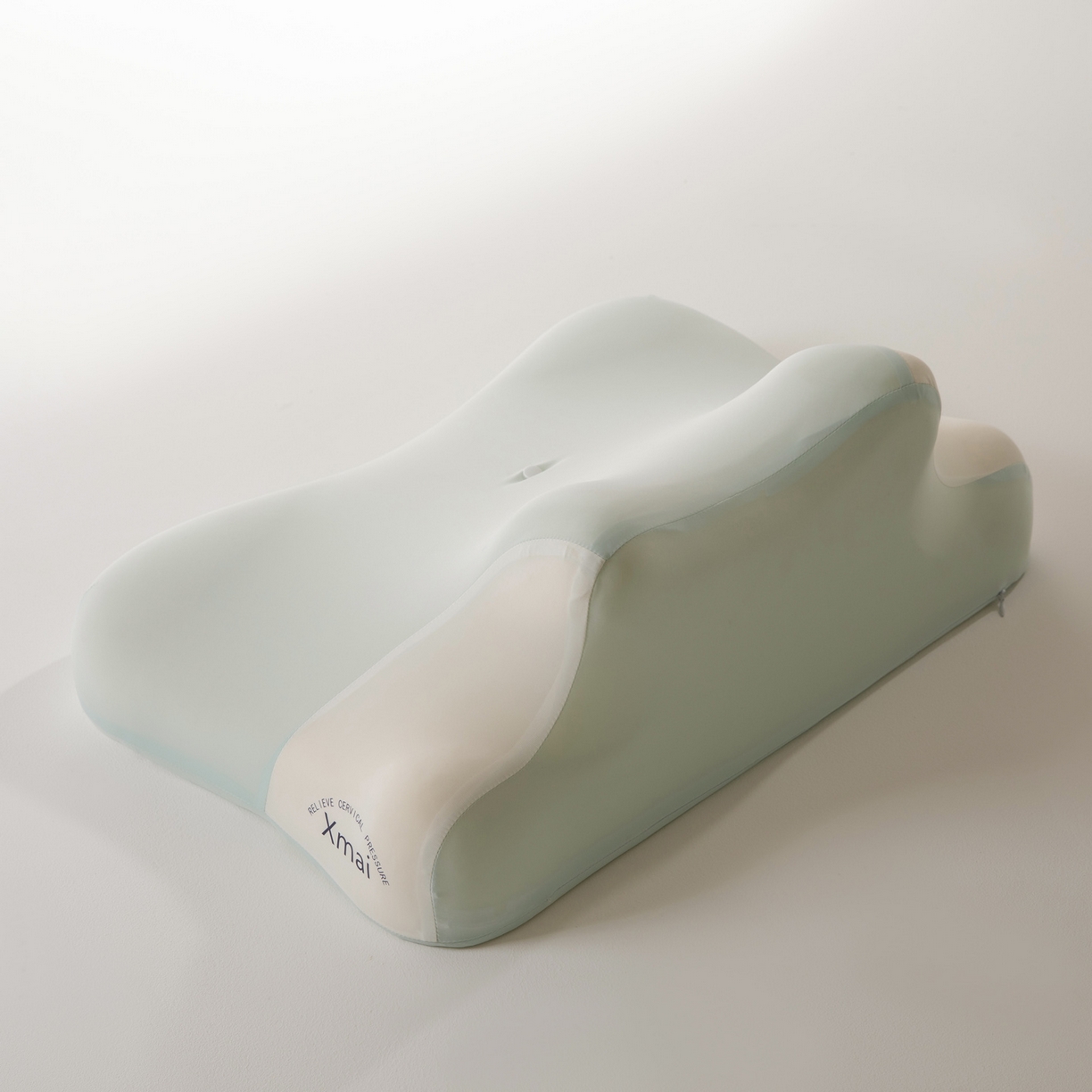 91家纺网 家纺一手货源 找家纺 亚龙工厂店 2025新款多功能慢回弹趴睡枕记忆棉枕头 冰晶绿