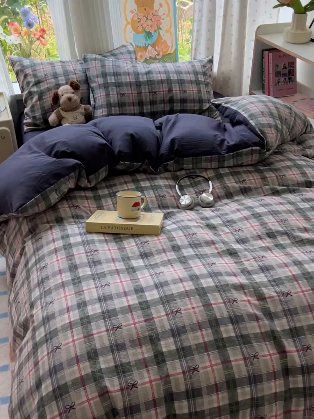 91家纺网 家纺一手货源 找家纺 玉海棠家纺 2025新款云感双层纱暗合四件套 维西格