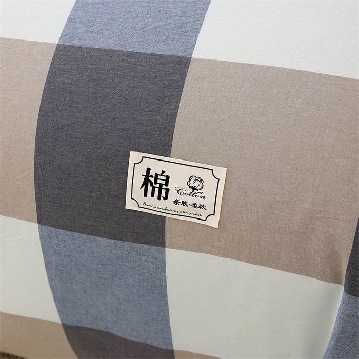 91家纺网 家纺一手货源 找家纺 好睡棉 2025新款无印风可拆洗新疆棉花被冬被春秋被夏被四季被子被芯 蓝白大格