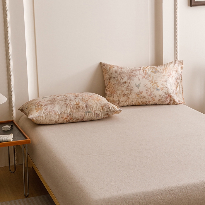 91家纺网 家纺一手货源 找家纺 （总）爱思佳 2025新款棉麻数码印花单品枕套枕套单件-单枕套