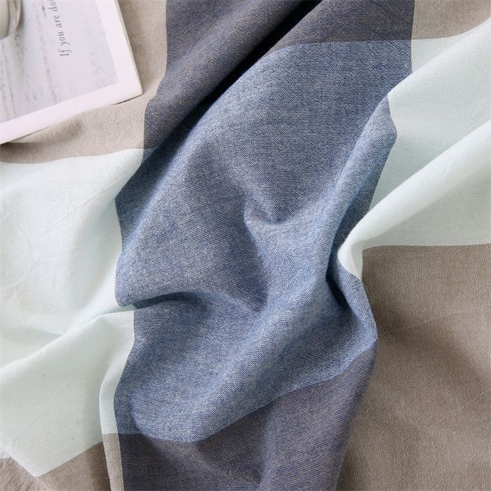 91家纺网 家纺一手货源 找家纺 好睡棉 2025新款无印风可拆洗新疆棉花被冬被春秋被夏被四季被子被芯 蓝白大格