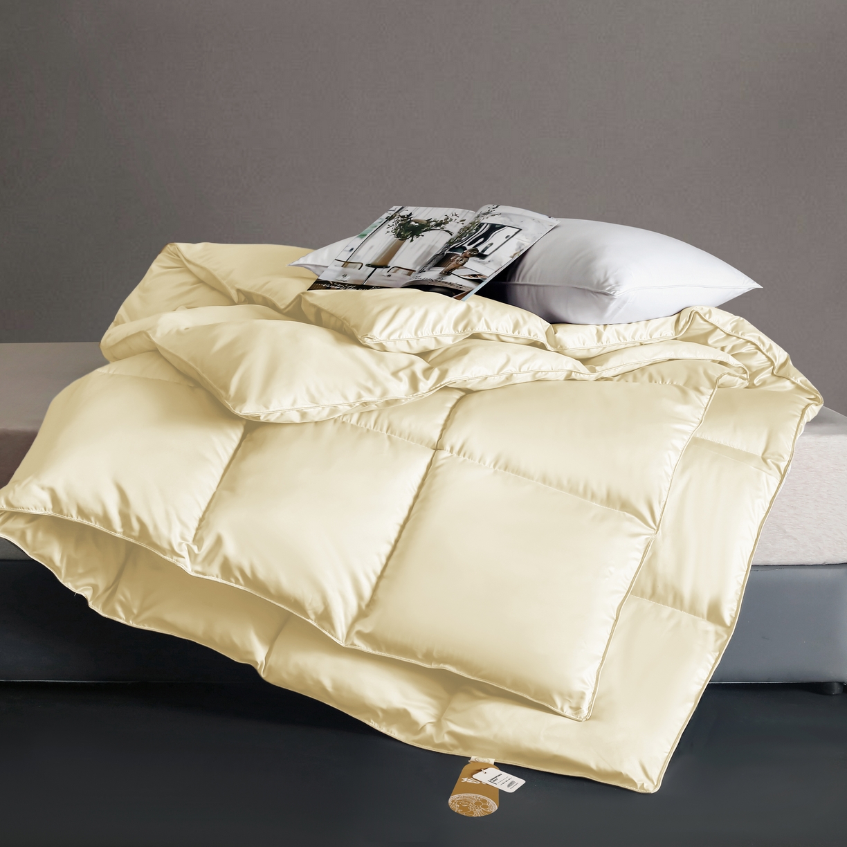 91家纺网 家纺一手货源 找家纺 （总）2025新款加厚羽丝绒被子酒店被芯被子白丝绒棉被空调被（提供买家秀）