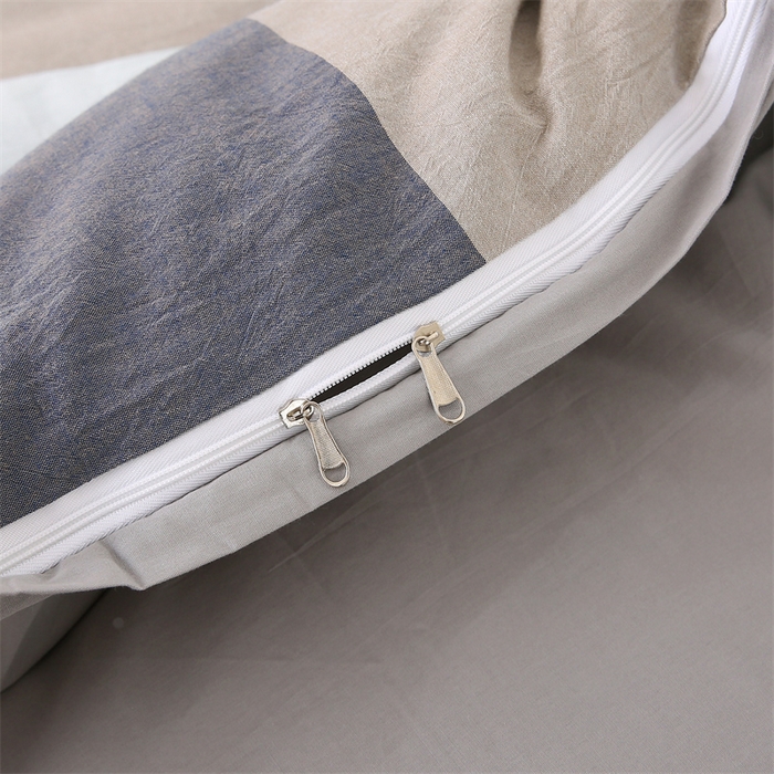 91家纺网 家纺一手货源 找家纺 好睡棉 2025新款无印风可拆洗新疆棉花被冬被春秋被夏被四季被子被芯 蓝白大格