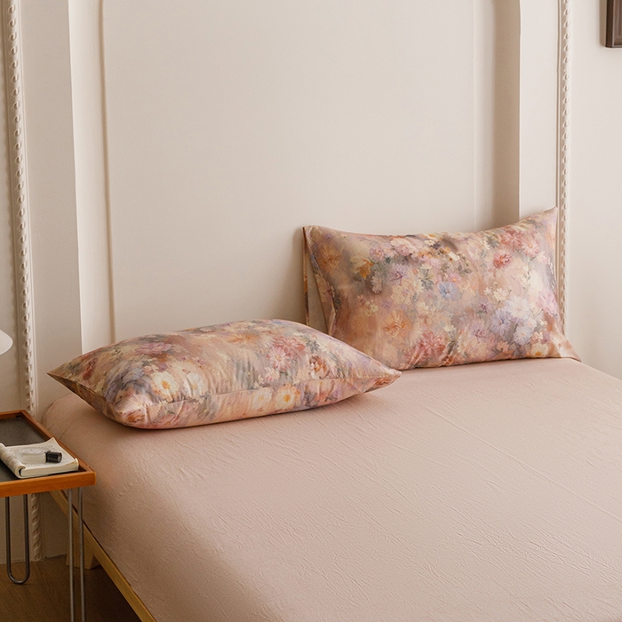 91家纺网 家纺一手货源 找家纺 （总）爱思佳 2025新款棉麻数码印花单品枕套枕套单件-单枕套