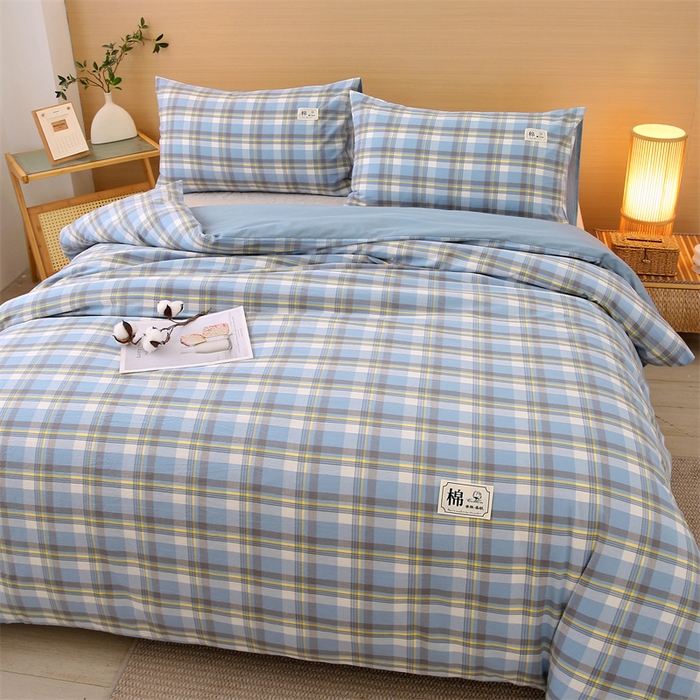 91家纺网 家纺一手货源 找家纺 好睡棉 2025新款无印风可拆洗新疆棉花被冬被春秋被夏被四季被子被芯 莫妮蓝