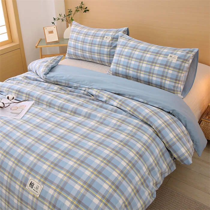 91家纺网 家纺一手货源 找家纺 好睡棉 2025新款无印风可拆洗新疆棉花被冬被春秋被夏被四季被子被芯 莫妮蓝