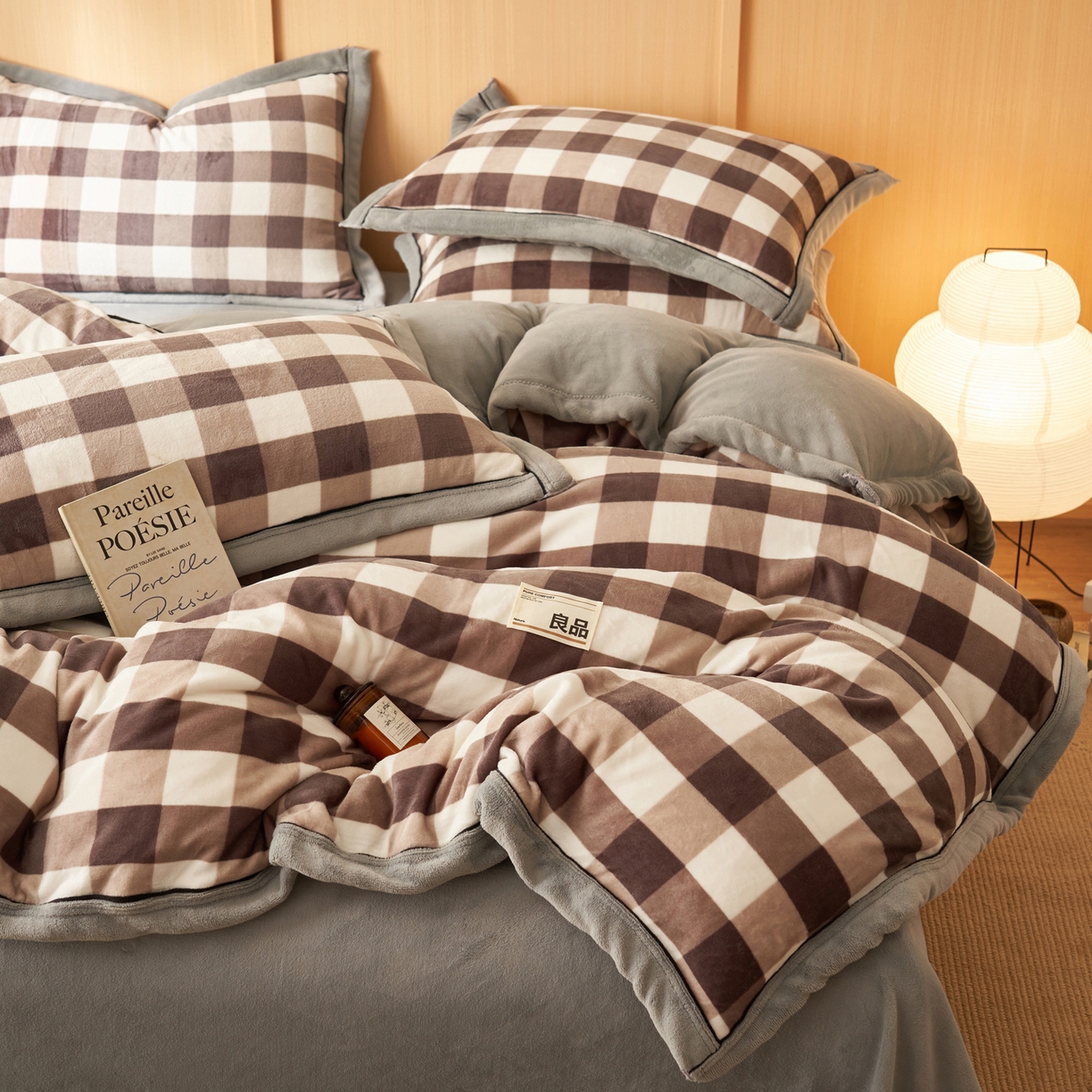 91家纺网 家纺一手货源 找家纺 （总）子由家居 2025新款牛奶绒无印风可拆洗冬被被子被芯