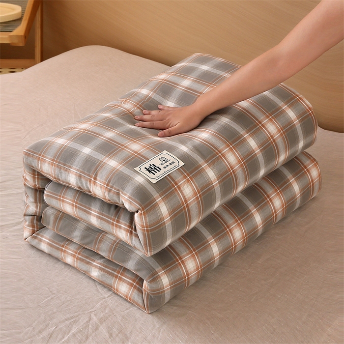 91家纺网 家纺一手货源 找家纺 好睡棉 2025新款无印风可拆洗新疆棉花被冬被春秋被夏被四季被子被芯 暖阳格