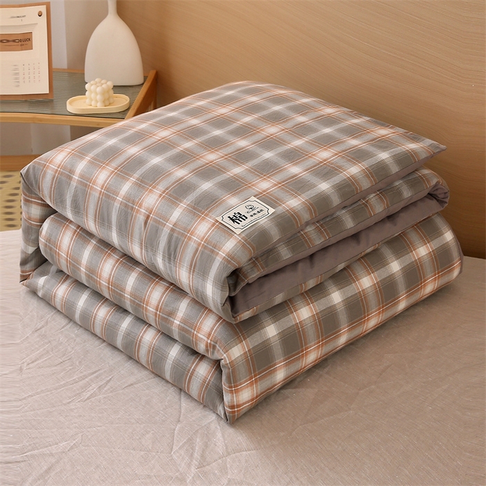 91家纺网 家纺一手货源 找家纺 好睡棉 2025新款无印风可拆洗新疆棉花被冬被春秋被夏被四季被子被芯 暖阳格